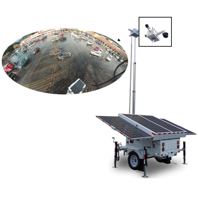 solar cctv tower