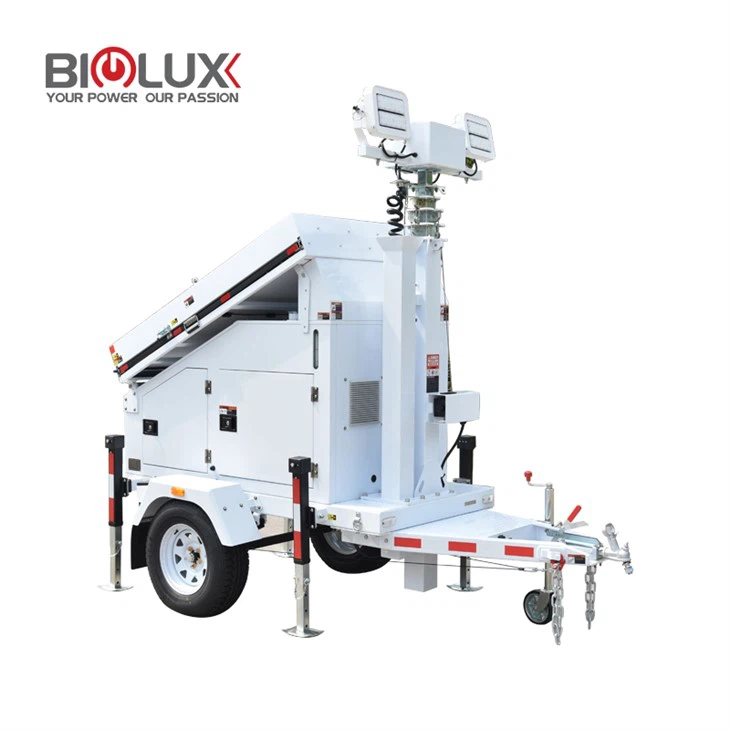 تریلر نظارتی سیار 30000lms با کنترلر Victron