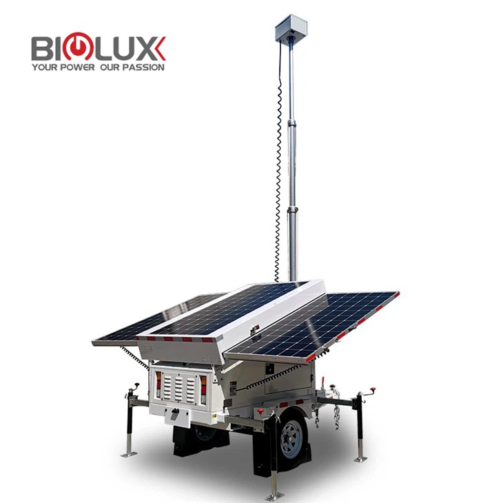 برج مداربسته سیار برای پارکینگ زخم خرده فروشی