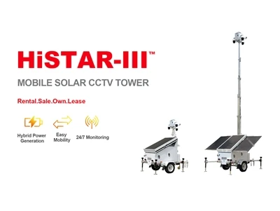 HiSTAR{0}}III Hybrid Solar Surveillance Tower – BIGLUX's All-Weather Off-راه حل امنیتی شبکه