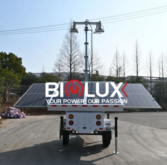 Mobile Lighting Solutions For Construction Sites Parking Lots Mobile Solar Trailer