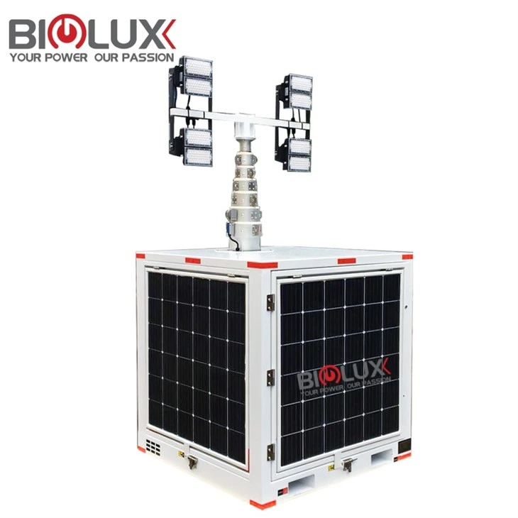 مینی برج نوری قابل حمل برج نوری LED Cuboid سبک جدید