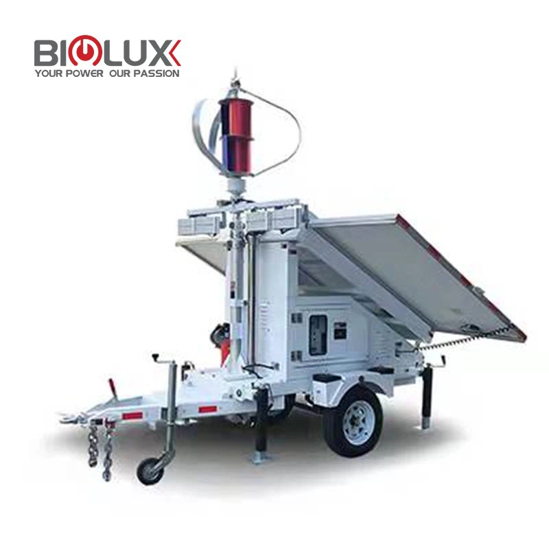Solar Trailer With Windmill