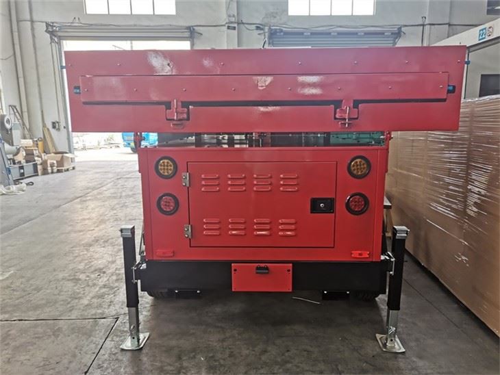 Mobile Solar Power Trailer As Solar Generator