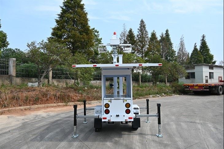 Portable Surveillance Tower For Dealership