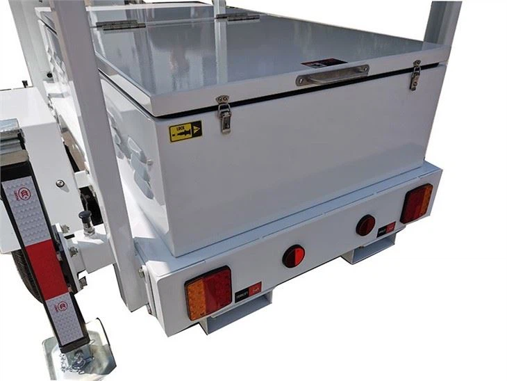 Surveillance Cctv Trailer With Solar Generator