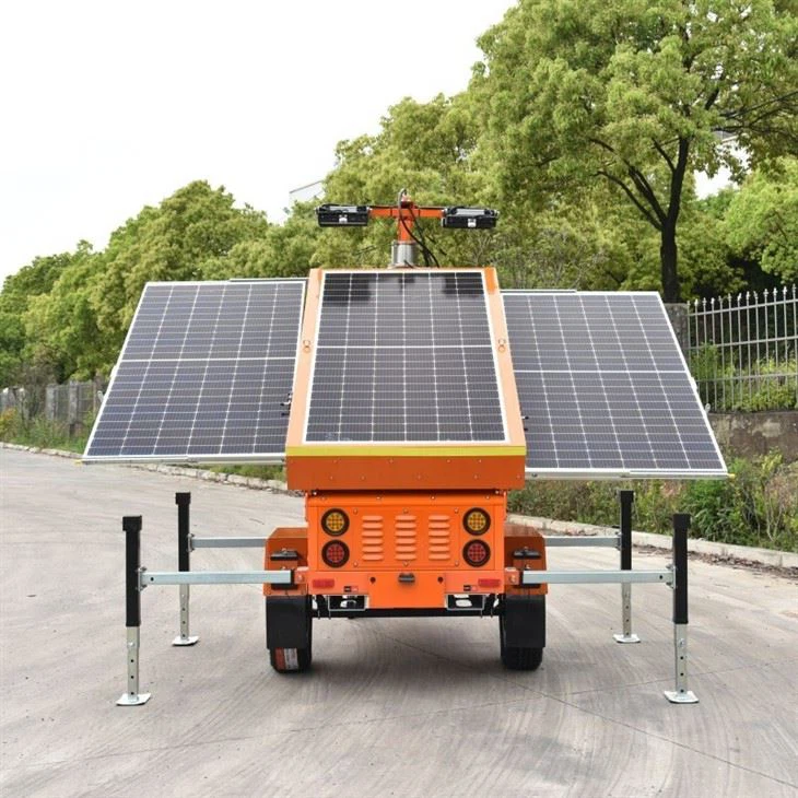 CCTV Camera Mobile Solar Trailer