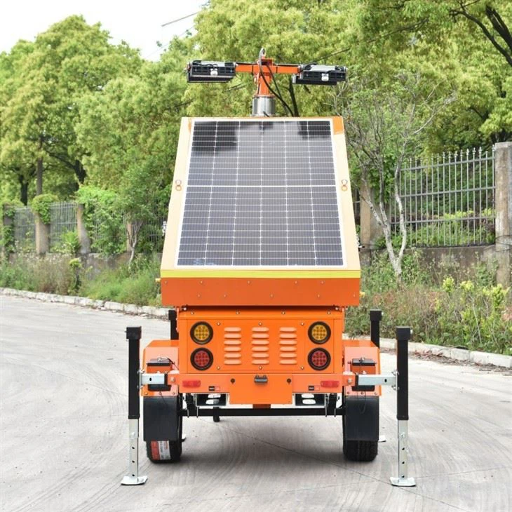 CCTV Camera Mobile Solar Trailer