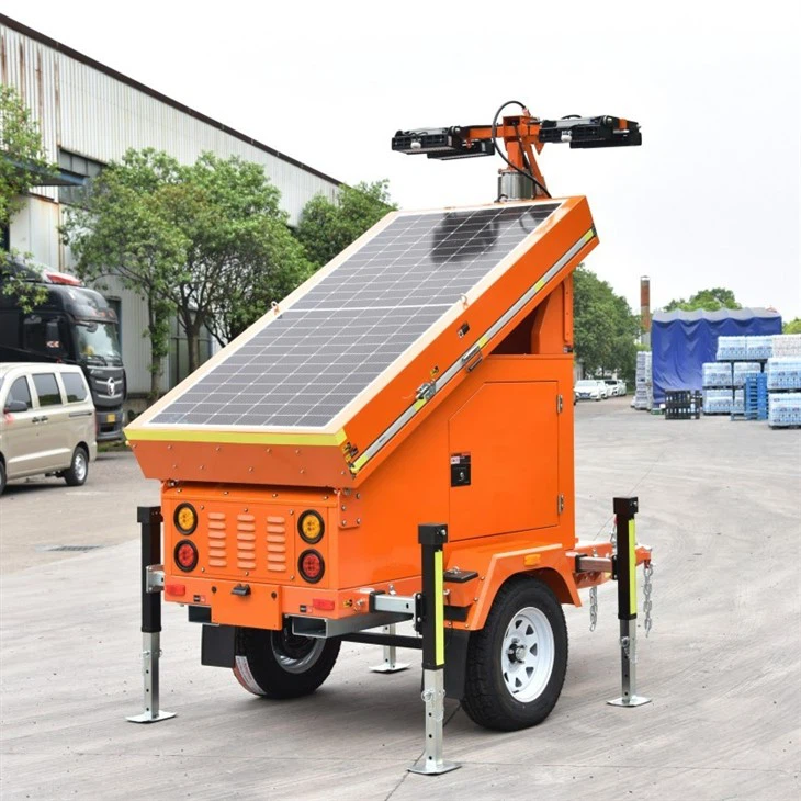 CCTV Camera Mobile Solar Trailer
