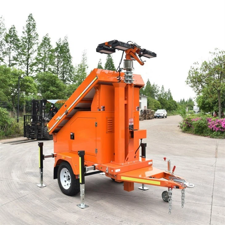 CCTV Camera Mobile Solar Trailer