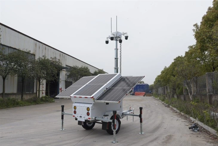 Mobile Solar Surveillance Tower
