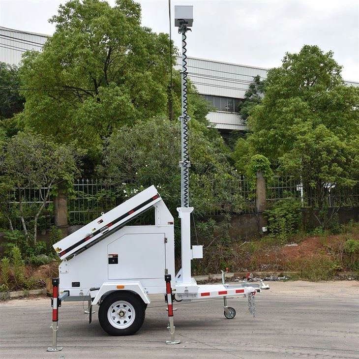 Surveillance Mobile Tower Solar Surveillance Trailer